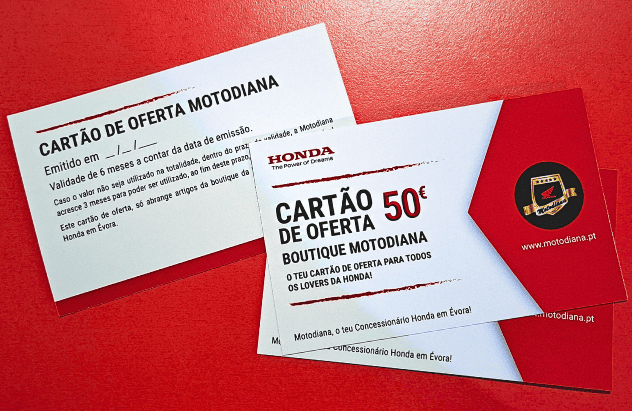 CARTÃO DE OFERTA DE 50€ 