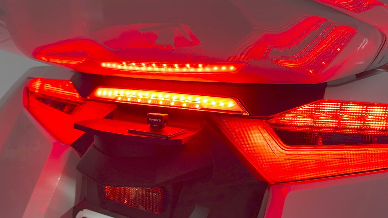 CTL1C Ultra Bright Central Tail Light w/Running/Flashing Brake lights Gold Wing +2018