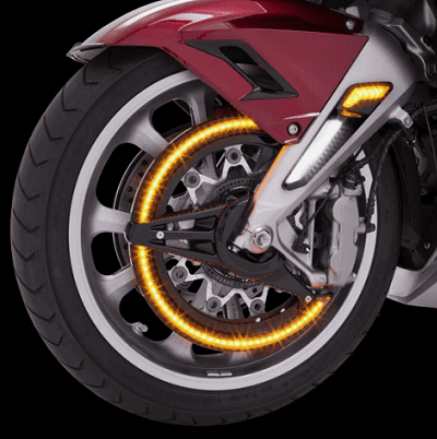 MGS 48301  TAMPAS PRETAS DE DISCO TRAVÃO ILUMINADAS